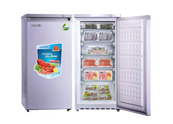TỦ ĐÔNG ĐỨNG HÒA PHÁT 152 LÍT HCF 166P