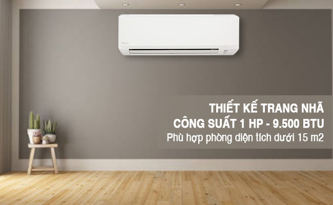 Máy lạnh Daikin FTV25BXV1V9 thiết kế trang nhã, công suất 1 HP