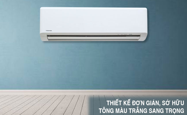 Máy lạnh Toshiba Ras-H10S3KS-V thiết kế đơn giản, sang trọng
