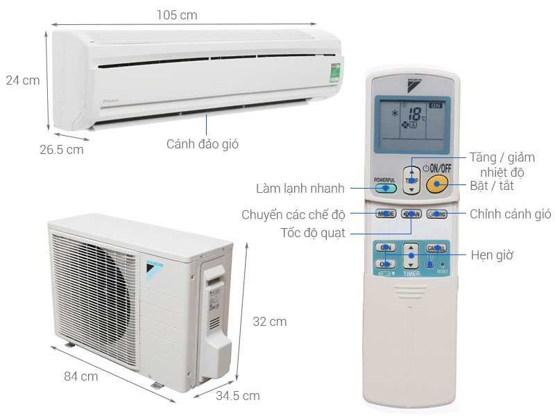 Máy lạnh Daikin FTC50NV1V