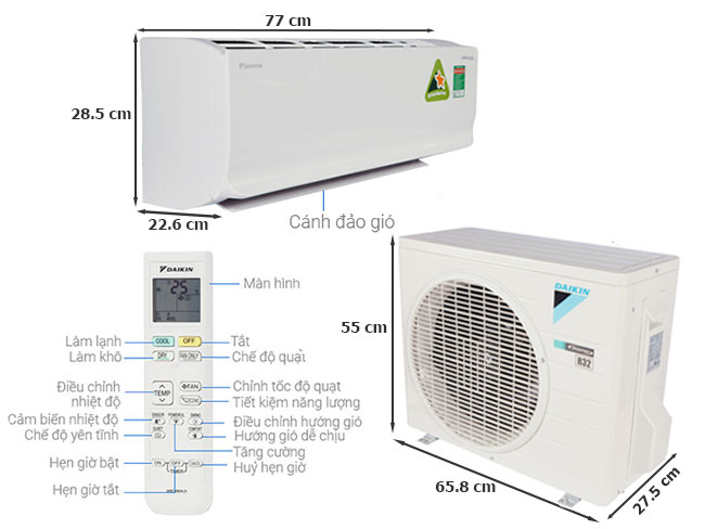 Máy lạnh Daikin FTKC25TAVMV
