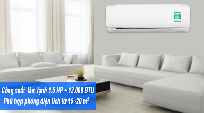Máy lạnh 1 chiều Panasonic CU/CS-N12VKH-8