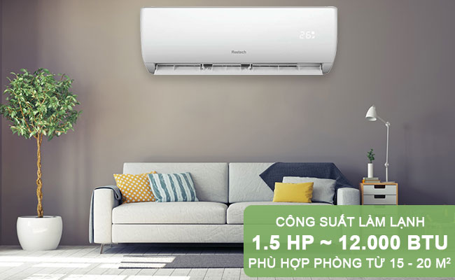 Máy lạnh reetech 1.5 HP RT12-TA-A