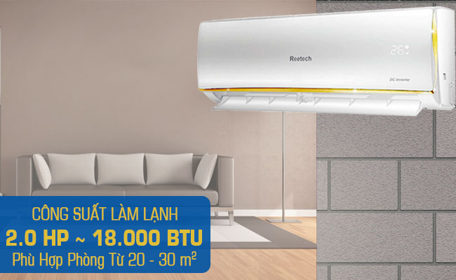 Máy lạnh reetech Inveter RTV18-TB-A