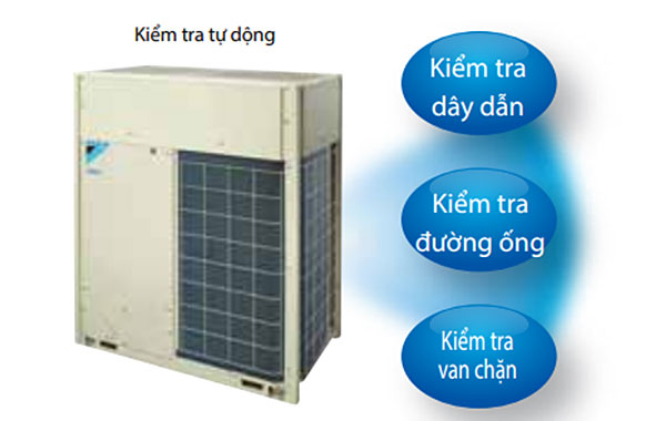 Dàn nóng điều hòa trung tâm Daikin VRV A RXQ10AYM (10HP) - Vận hành kiểm tra tự động