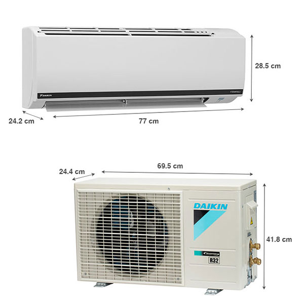 Máy lạnh Daikin Inverter 1 HP FTKB25WAVMV - Sản xuất tại Việt Nam