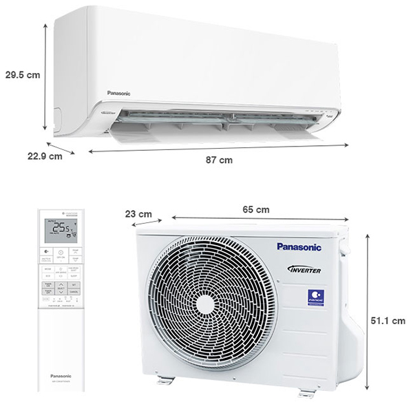 Máy lạnh Panasonic Inverter 1 HP CU/CS-XU9XKH-8 - nhập khẩu nguyên chiếc từ Malaysia
