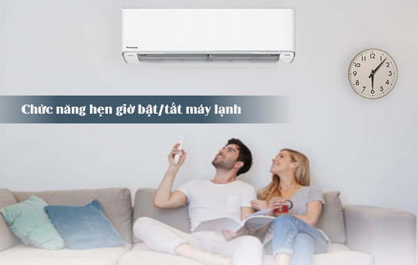 Máy lạnh Panasonic Inverter 1.5 HP CU/CS-XU12XKH-8 - Hẹn giờ bật tắt máy