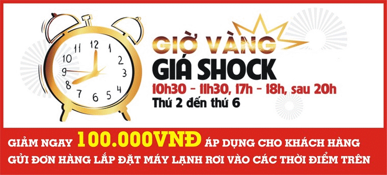 Giờ vàng giá sốc
