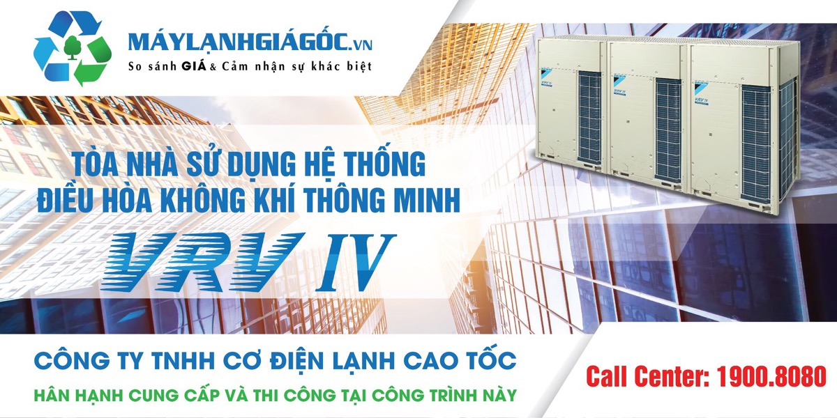 Máy lạnh giá gốc trúng thầu thi công công trình VRV của Tập đoàn Atad