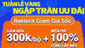 Máy lạnh Reetech giảm giá sốc đến 300k và miễn phí 100% công lắp đặt