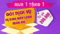 Mua 1 tặng 1 gói dịch vụ Vệ Sinh Máy Lạnh trị giá 200k