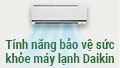 Những tính năng bảo vệ sức khỏe trên máy lạnh Daikin
