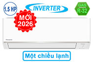 Máy lạnh Panasonic Inverter 1.5 HP CU/CS-RU12CKH-8D