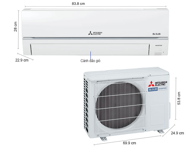 Máy lạnh Mitsubishi Electric MSY-GR35VF nhập khẩu nguyên bộ từ Thái Lan