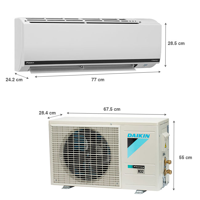 Máy lạnh Daikin Inverter 1.5 HP FTKB35WAVMV - Sản xuất tại Việt Nam