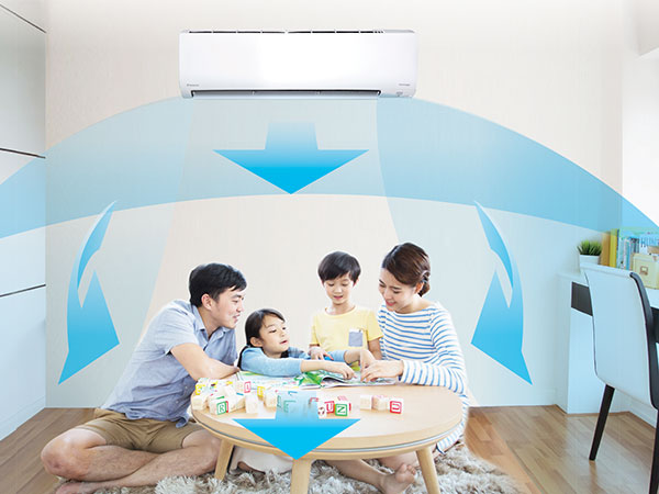 Máy lạnh Daikin Inverter 2.5 HP FTKY60WVMV - Luồng gió 3D