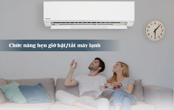 Máy lạnh Panasonic Inverter 2.5 HP CU/CS-XU24XKH-8 - Hẹn giờ bật tắt máy