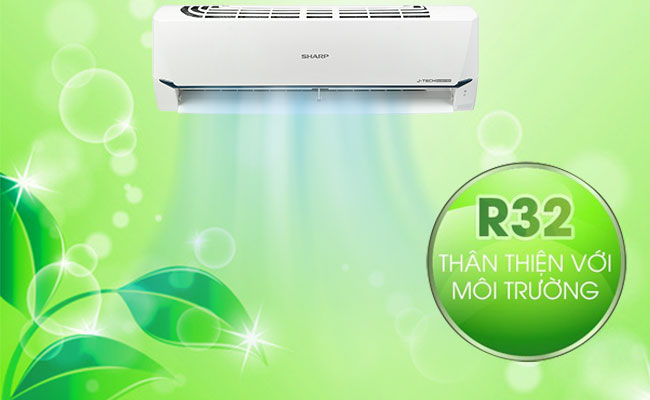 Máy lạnh Sharp AH-X9XEW - Môi chất lạnh gas R32 thân thiện môi trường